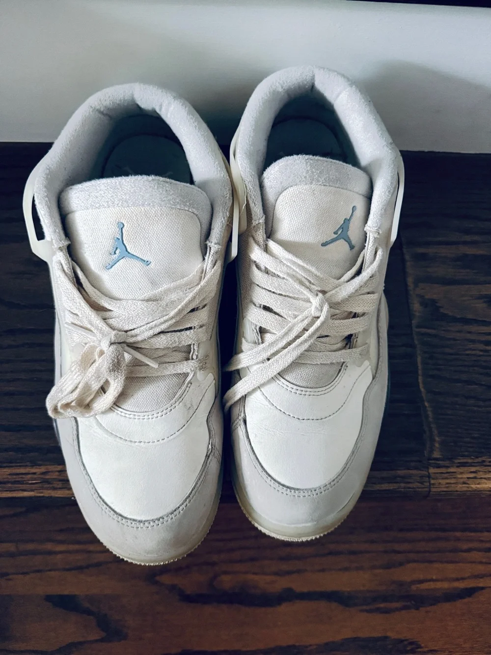 Nike Air Jordan 4 RM Men’s Sneakers White/Light Blue Size 11 – IR8857-141